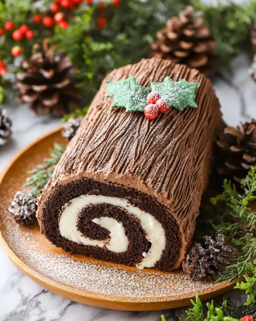 Yule Log Cake (Bûche de Noël) Recipe