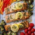 Sheet Pan Salmon and Veggies Recipe