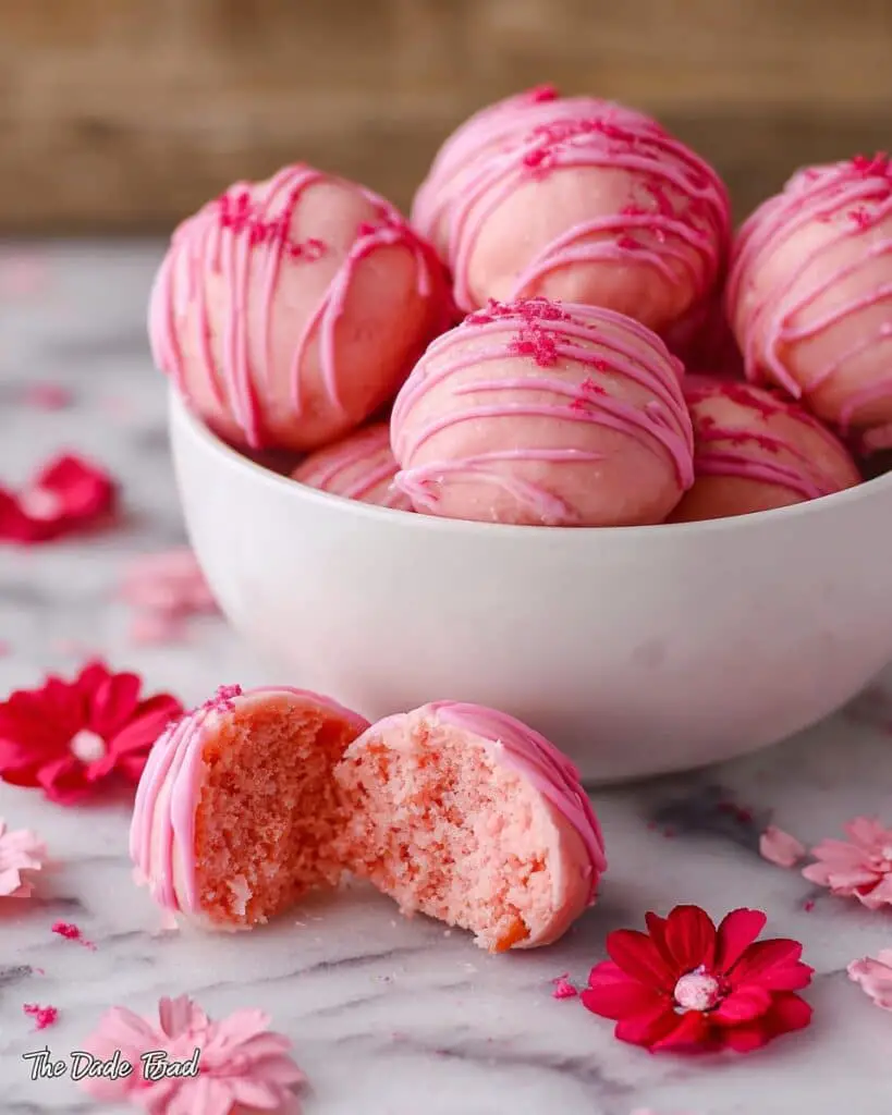 Pink Truffle Valentine Treats Recipe