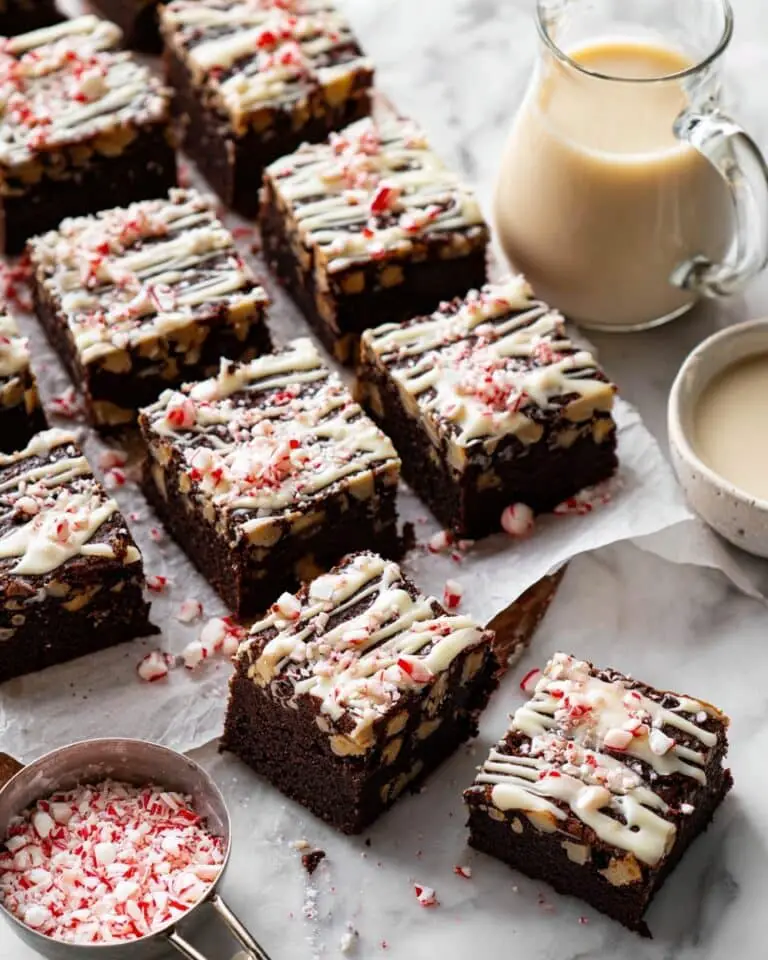 Peppermint Bark Brownies Recipe