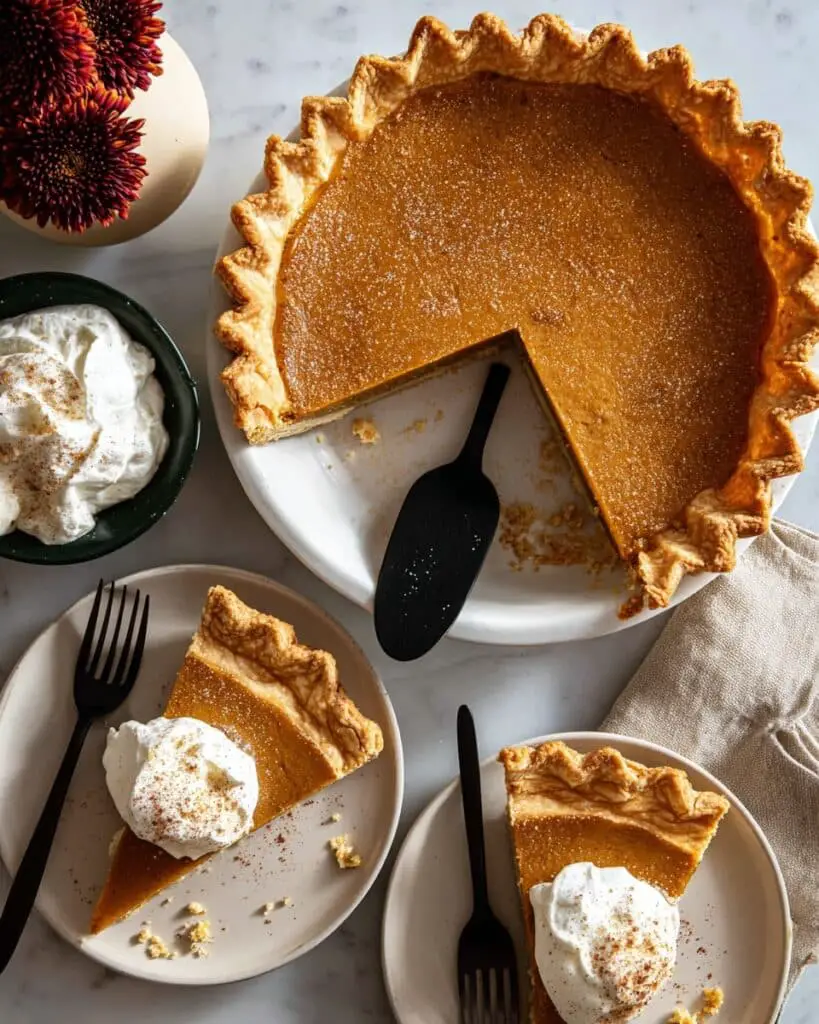 Hot Buttered Rum Sugar Cream Pie Recipe