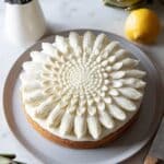 Artichoke Olive Oil Cake with Lemon Cream Cheese Frosting Recipe