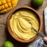 5-Minute Mango Lime Sorbet Recipe