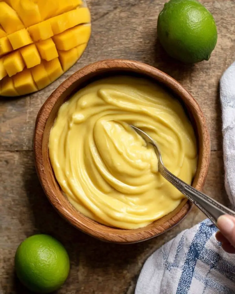 5-Minute Mango Lime Sorbet Recipe