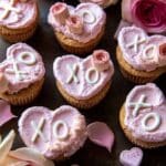 Strawberry Conversation Heart Cupcakes Recipe