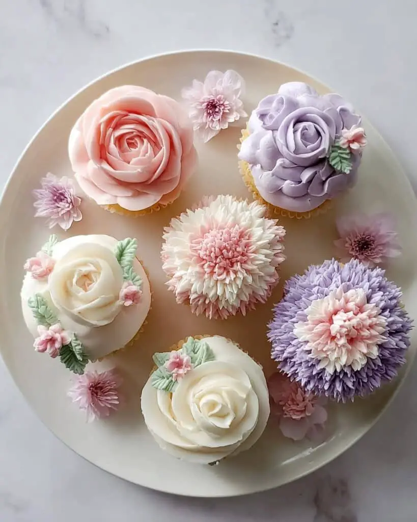 Flower Cupcakes Recipe