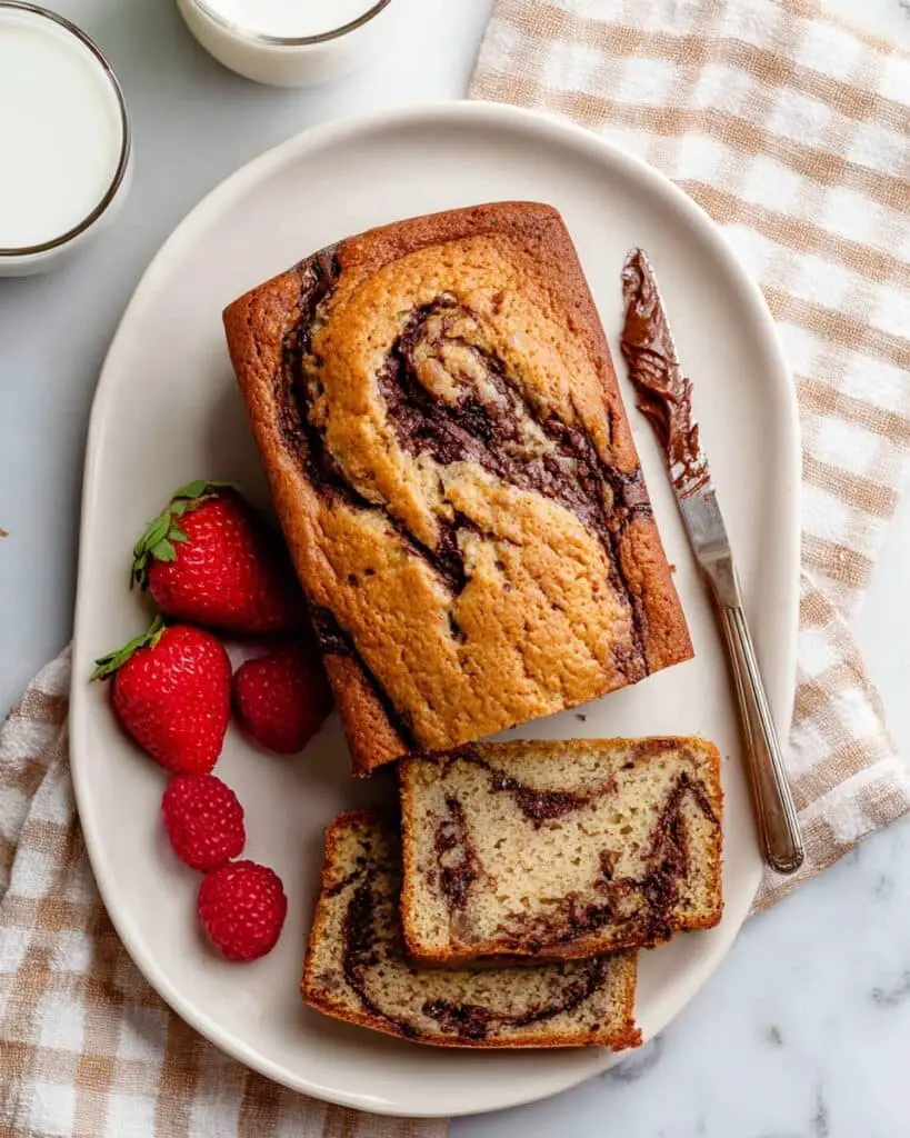 Nutella Swirl Pound Cake Recipe
