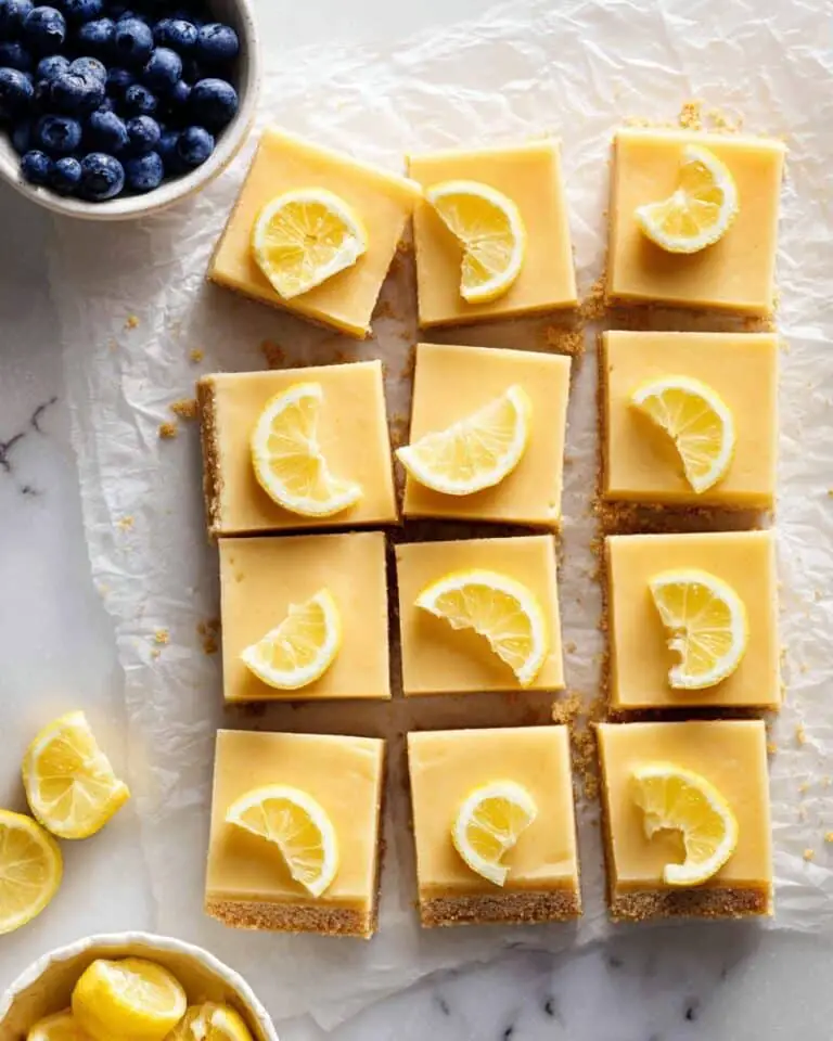 Greek Yogurt Lemon Bars Recipe