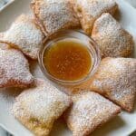 Apple Cider Beignets with Caramel and Spiced Sugar Recipe