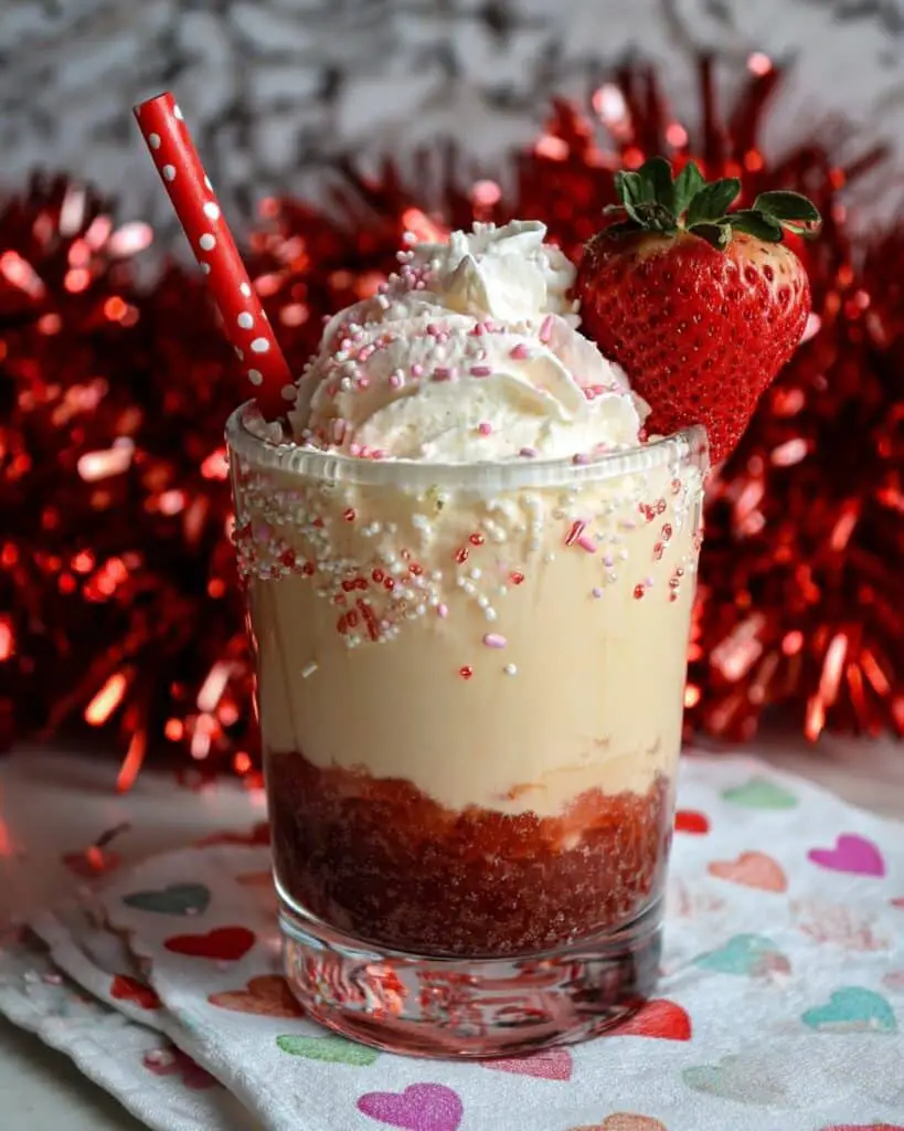 Cupid’s Strawberry Boozy Mudslide Recipe