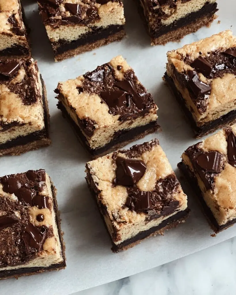 Brown Butter Blondies with Dark Chocolate Chips Recipe