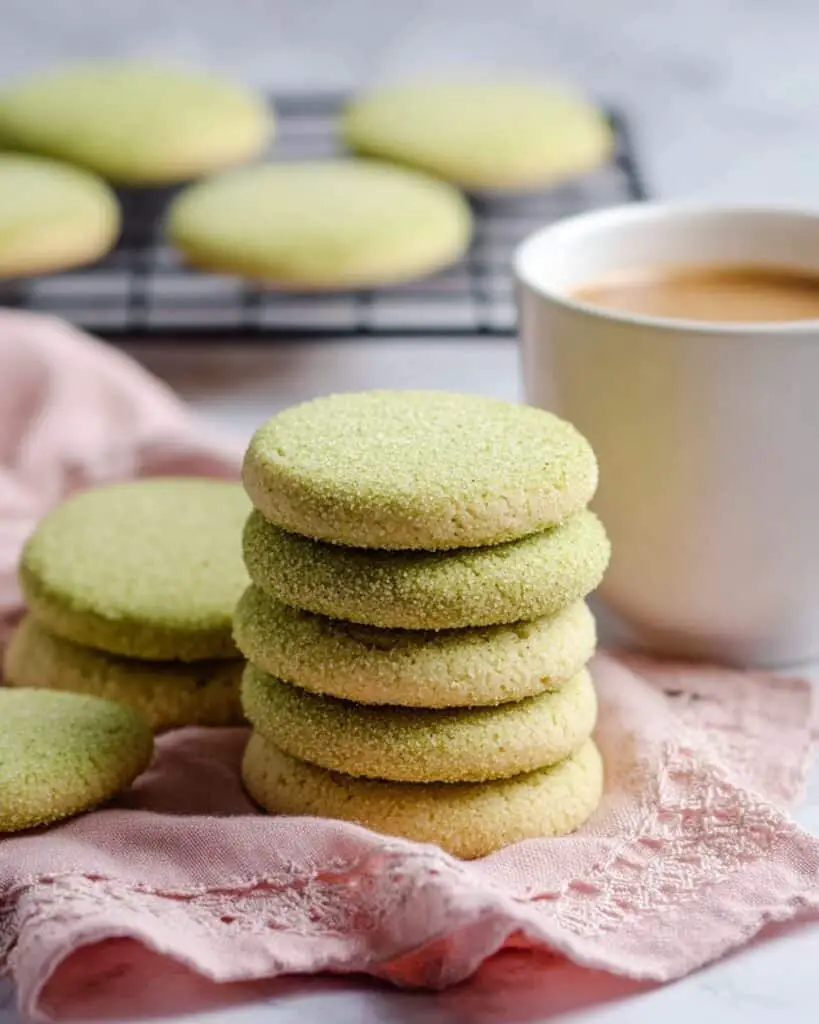 Matcha Shortbread Cookies Recipe