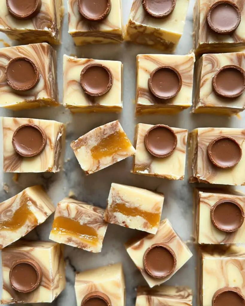 Rolo Fudge {No Bake} Recipe