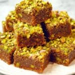 Brown Butter and Honey Pistachio Bars Recipe