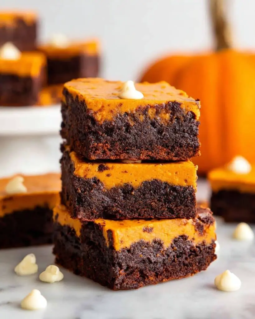 Pumpkin Cheesecake Brownies for Fall Recipe