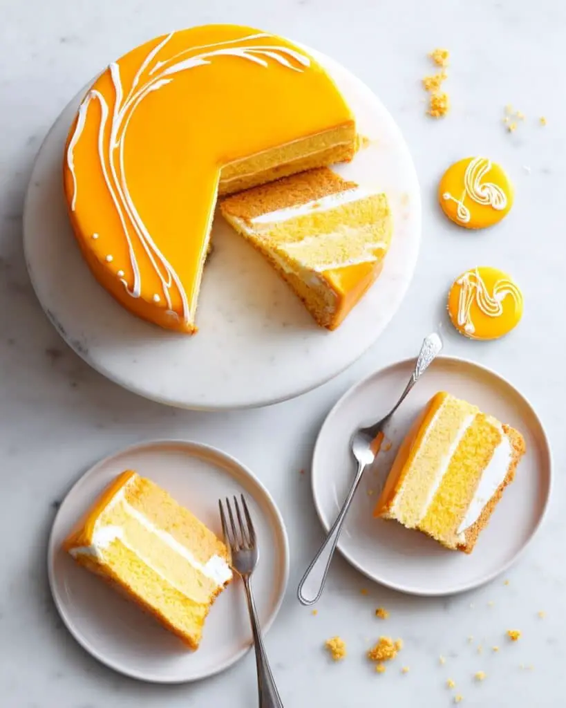 Orange Cream Cake Recipe