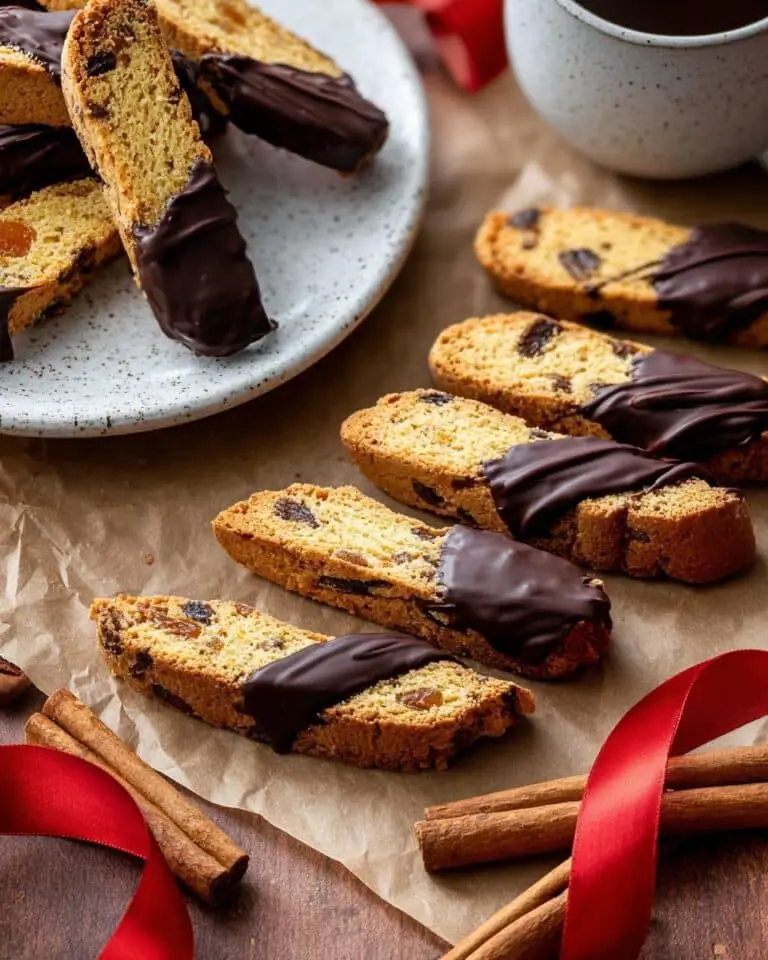 Dark Chocolate Cherry Italian Biscotti Recipe