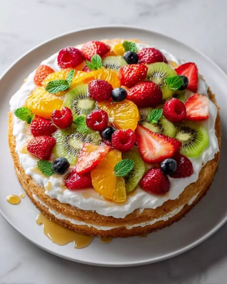 Easy Healthy Fruit Pizza Recipe