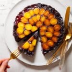 Cherry Chocolate Upside-Down Cake Recipe