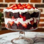 Red Velvet Trifle with Strawberries and Cream Cheese Recipe