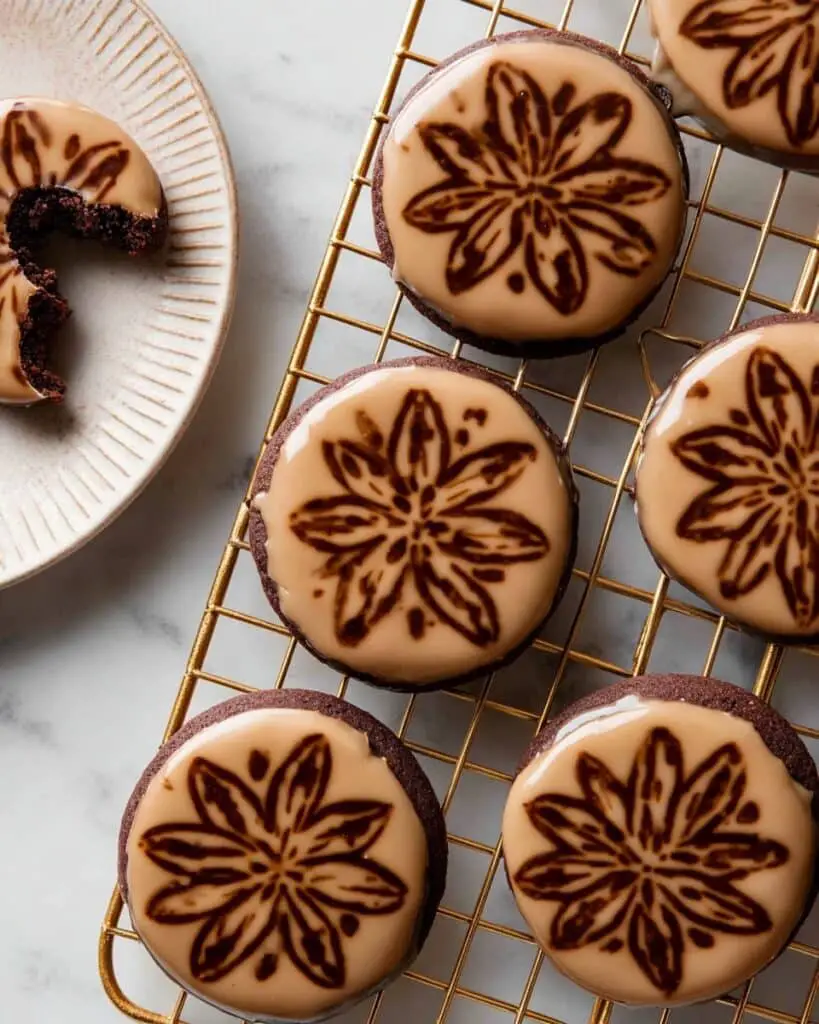 Stamped Chocolate Espresso Cookies Recipe