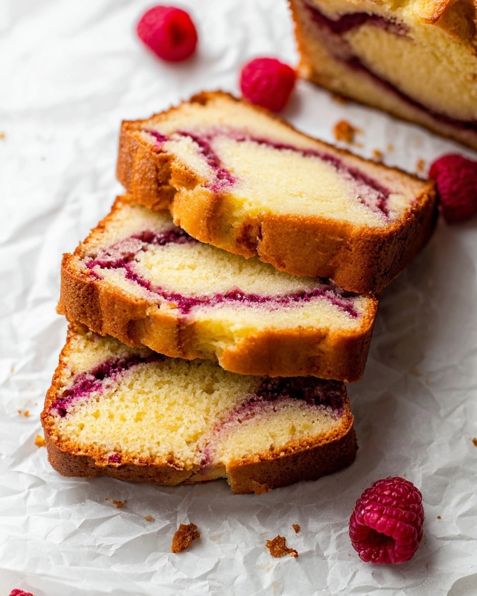 Raspberry Swirl Pound Cake: Irresistible & Moist Dessert