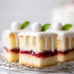 Lemon Berry Petit Fours Recipe