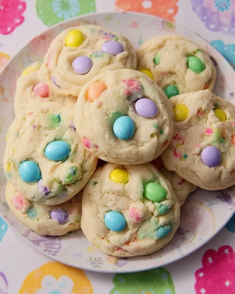 Funfetti Easter M&M Cookies Recipe