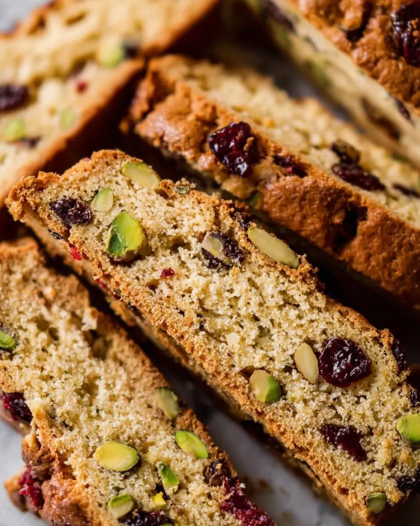 White Chocolate Cranberry Pistachio Biscotti Recipe