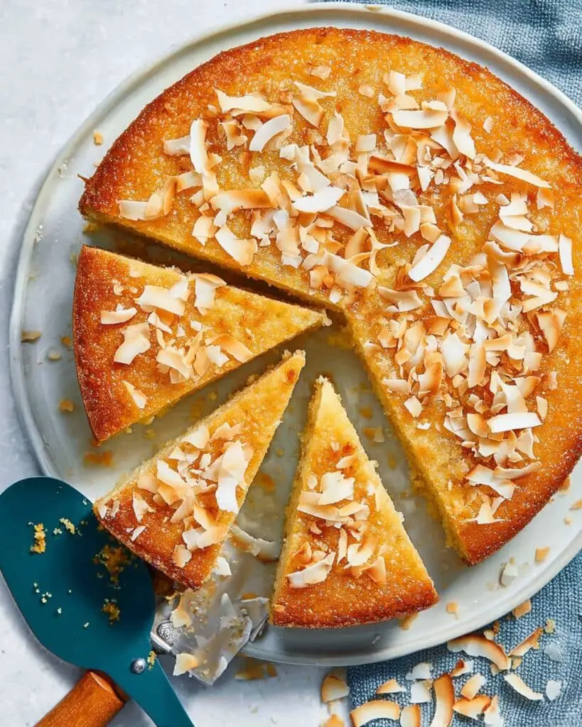 Basbousa (Egyptian Semolina Cake) Recipe