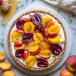 Apricot Plumcot Goat Cheese Tart Recipe