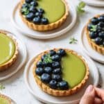Avocado Blueberry Tarts with Almond Crust Recipe