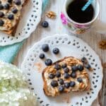 Blueberry Walnut Toast with Honey and Cinnamon Recipe