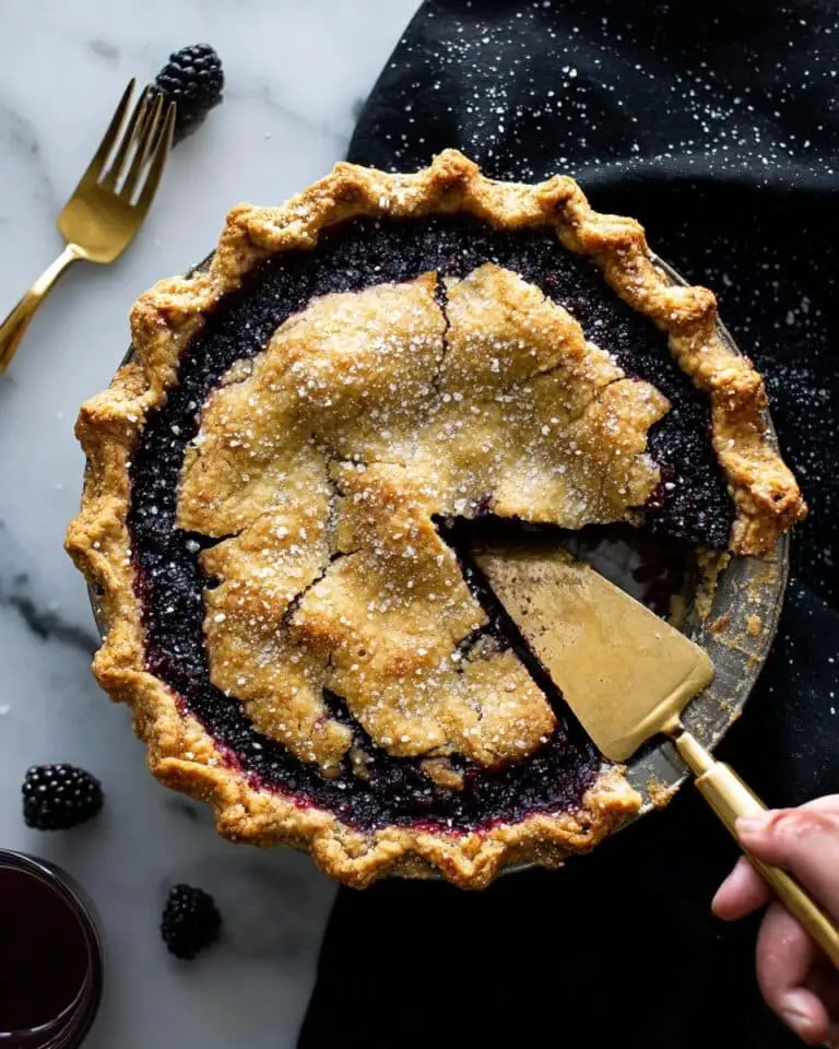 Brown Butter Blackberry Pie Recipe