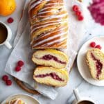 Raspberry Lemon Curd Braid Recipe
