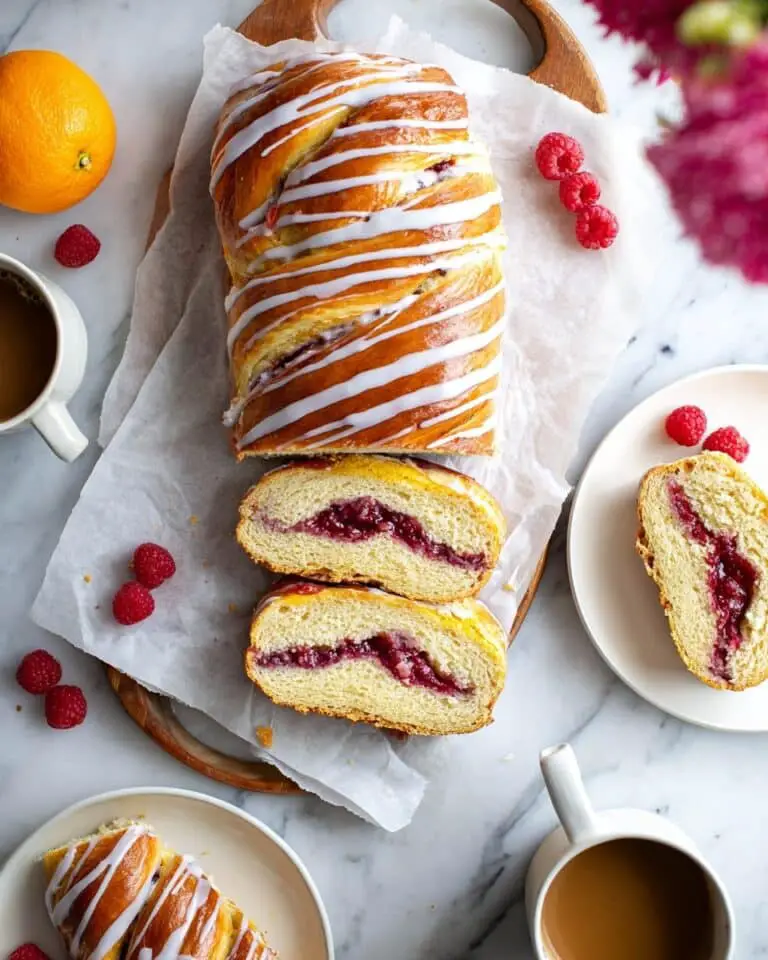 Raspberry Lemon Curd Braid Recipe