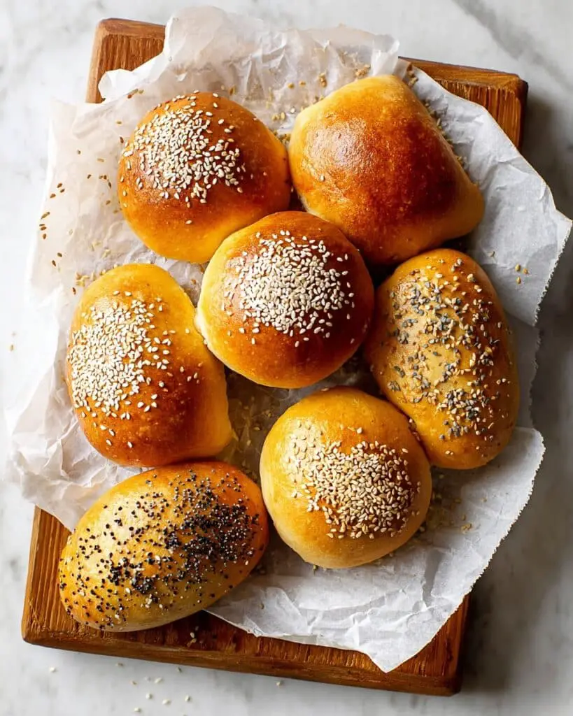 Homemade Hamburger and Hot Dog Buns Recipe