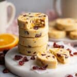 Orange Cranberry Shortbread Recipe
