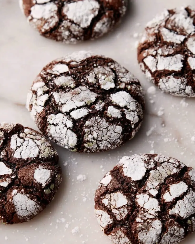 Chocolate Crinkle Cookies Recipe