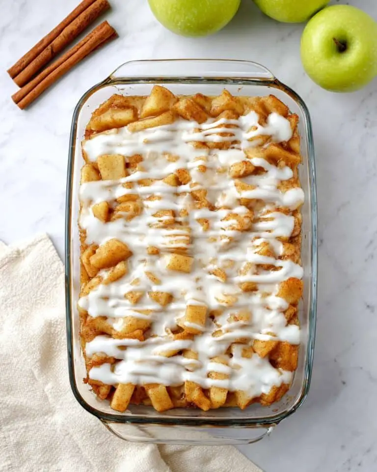 Apple Cinnamon Bundt Cake with Cream Cheese Icing Recipe