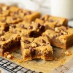 Chewy Nut Blondies Recipe
