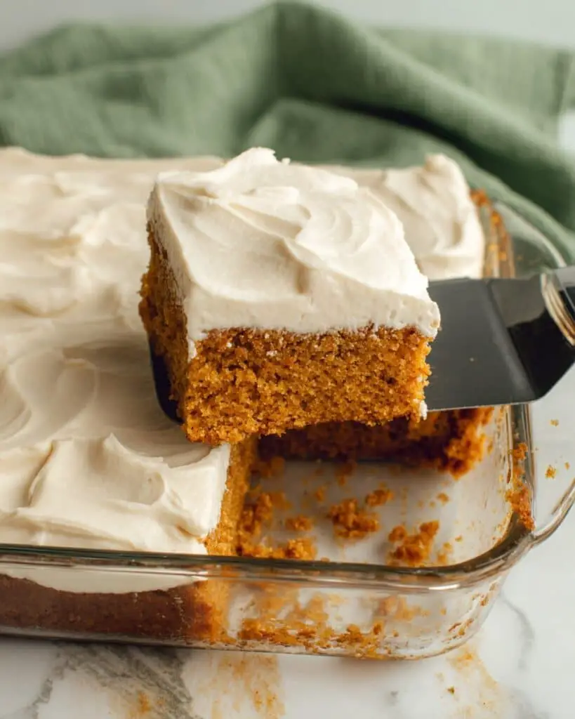 Spiced Pumpkin Cake with Cream Cheese Frosting Recipe