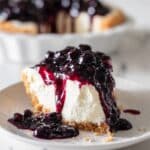 No Bake Coconut Cream Pie with Blueberry Topping Recipe