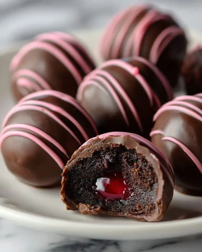 Cherry Stuffed Oreo Truffles Recipe