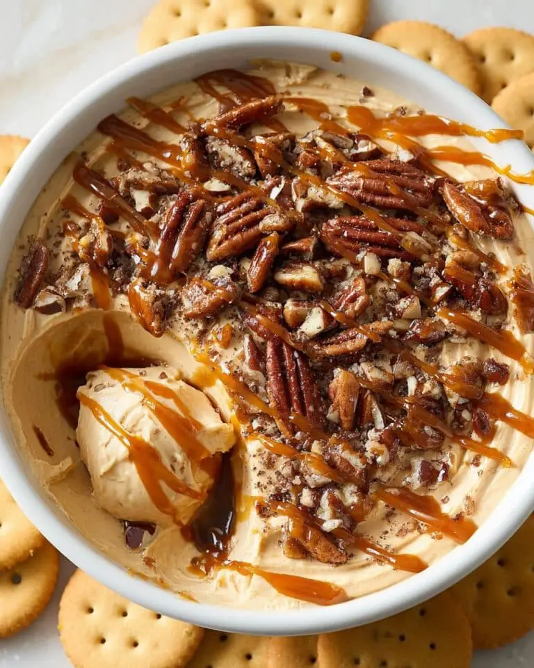 Salted Caramel Pecan Cheesecake Dip Recipe