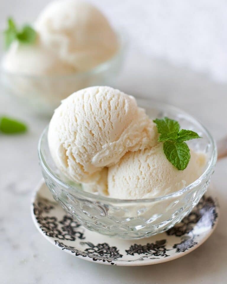 Fresh Mint Ice Cream Recipe