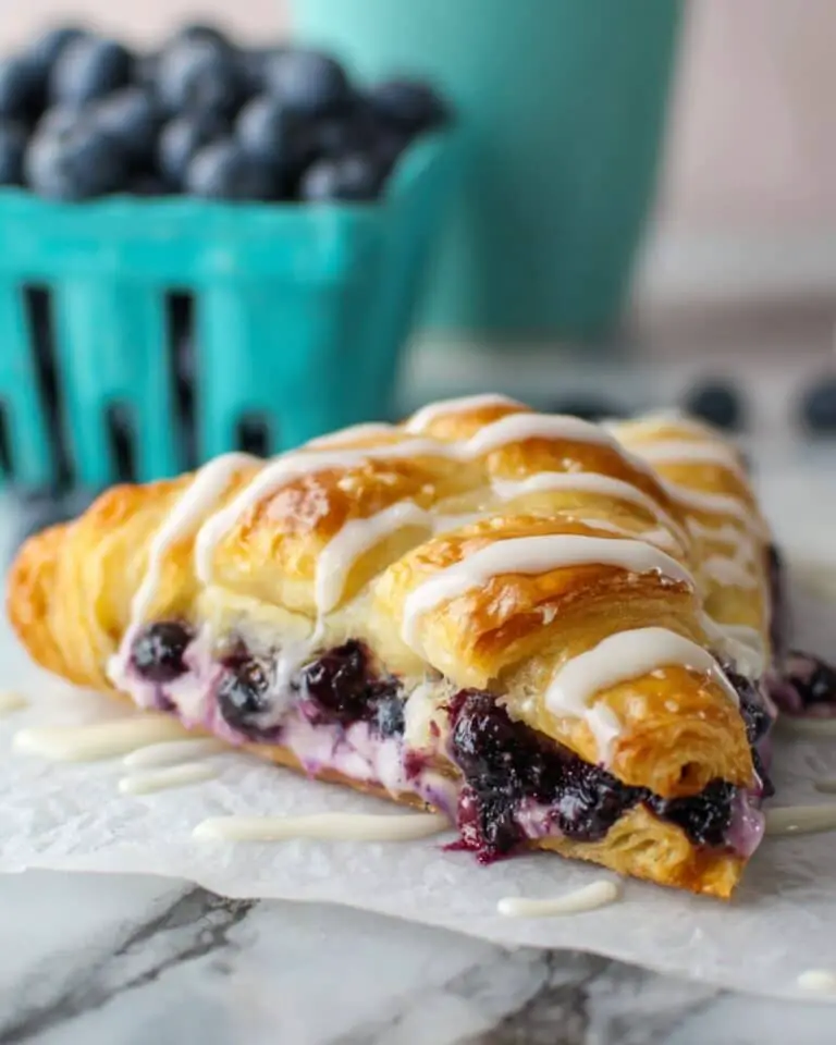 Blueberry Cream Cheese Breakfast Braid Recipe