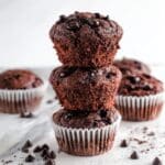 Double Chocolate Chip Greek Yogurt Protein Muffins Recipe