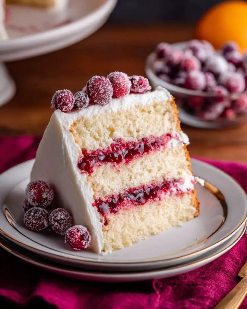 Cranberry Orange Cake with Cream Cheese Frosting Recipe