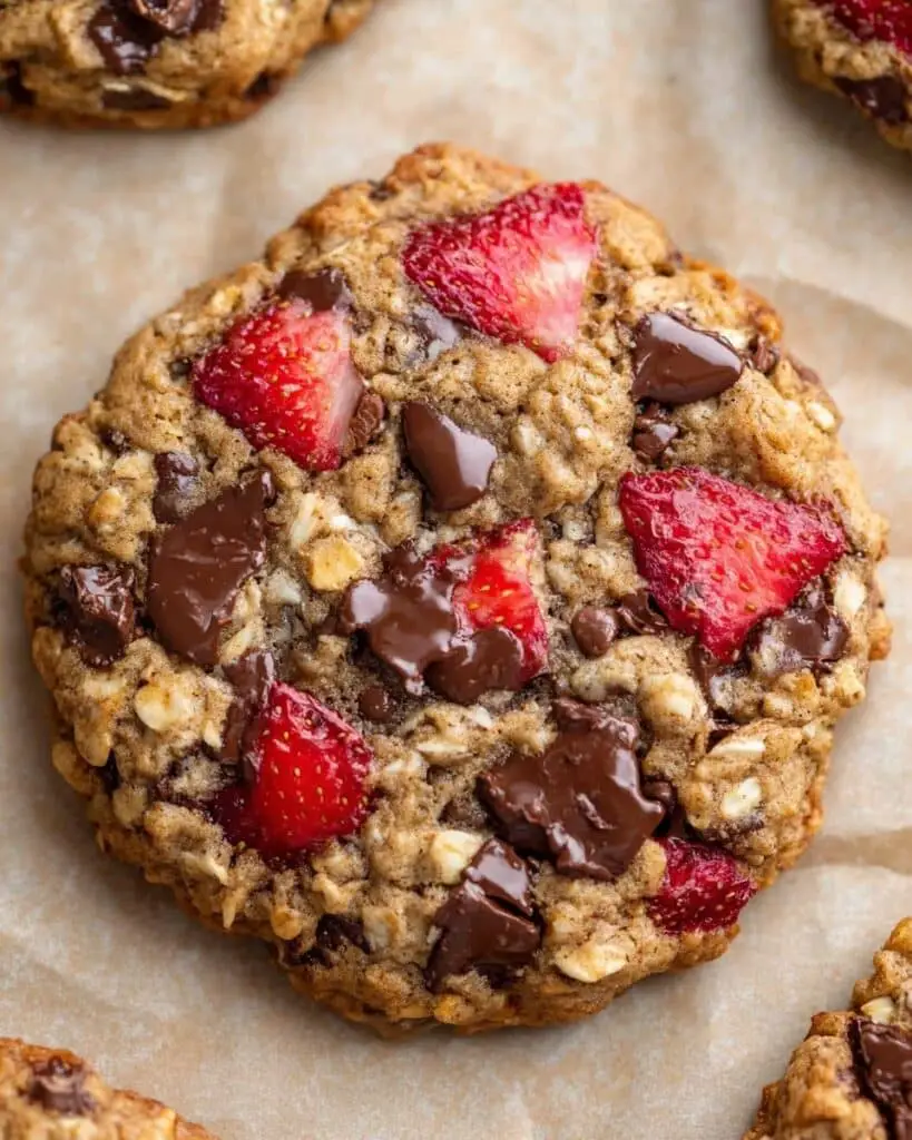 Strawberry Cookies (4 Ingredients) Recipe